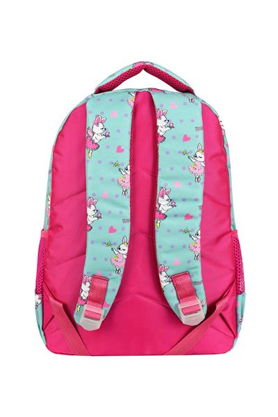 Erkek Çocuk Mavi Yeşil Müzik Temalı Dinozor Okul Çantası ve Beslenme Çantası Seti - Waddell Boys