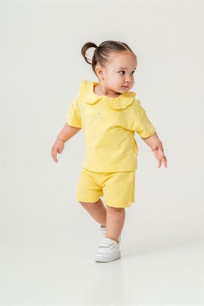 Kız Çocuk Pamuklu Sarı 