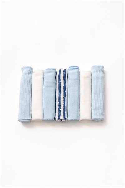 Bebek Penye %100 Pamuk 7Li Ağız Mendili