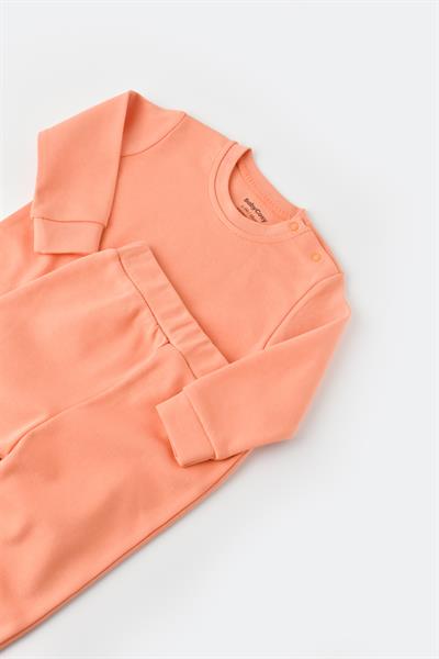 Unisex Bebek Pamuklu  Uzun Kollu Sweatshirt ve Eşofman Takım