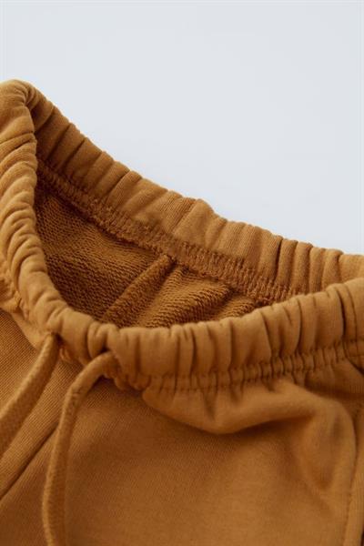 Unisex Çocuk Pamuklu Hardal 