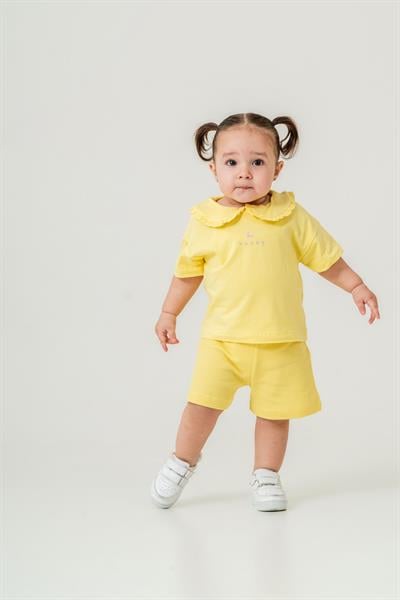 Kız Çocuk Pamuklu Sarı 