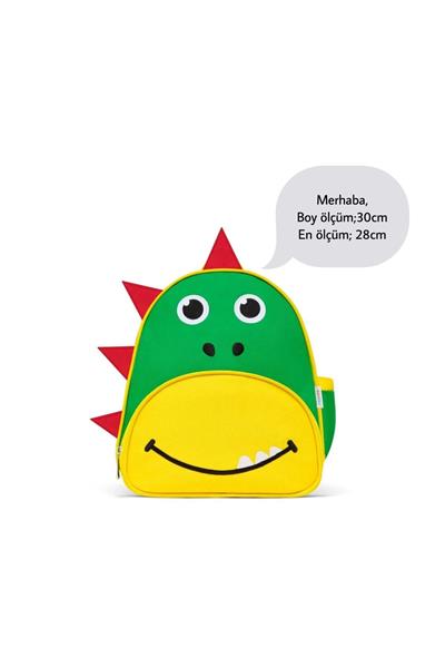 Çocuk Dinozor Desenli Okul Sırt Çantası