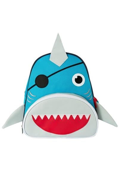 Çocuk Köpek Balığı Desenli Anaokul Kreş Sırt Çantası
