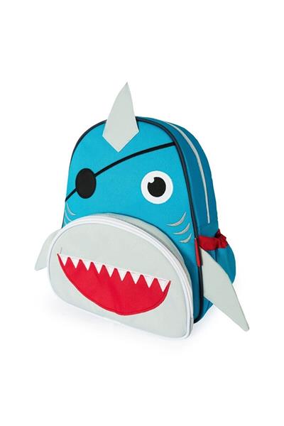 Çocuk Köpek Balığı Desenli Anaokul Kreş Sırt Çantası