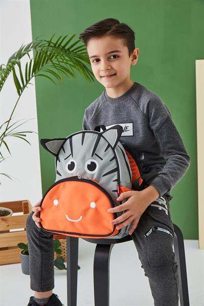 Çocuk Zebra Desenli Okul Sırt Çantası