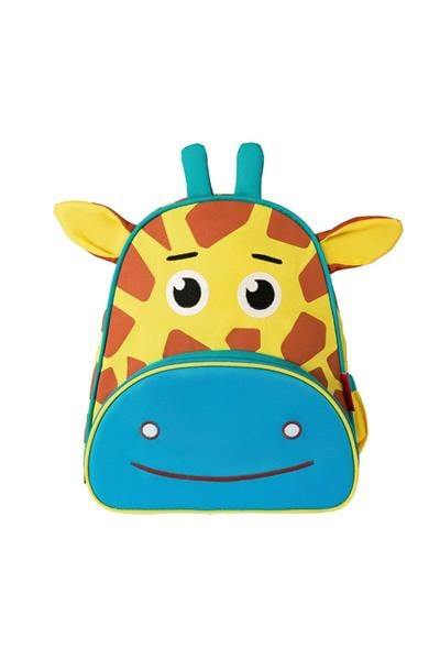 Çocuk Zürafa Figürlü Anaokul Kreş Sırt Çantası