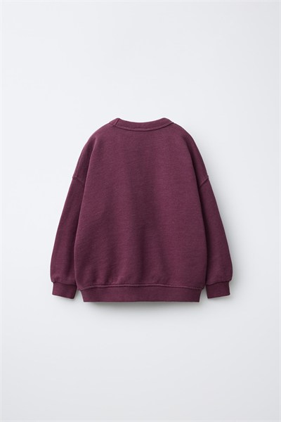 Çocuk Pamuklu Basic Sweatshirt
