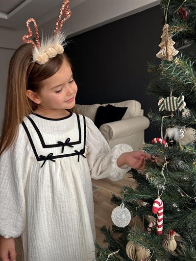 Yılbaşı Noel Geyik Kız Çocuk Taç