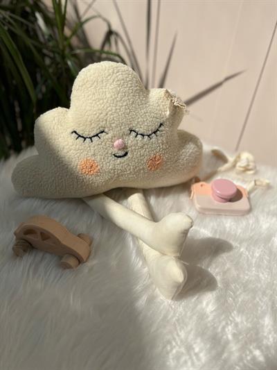 Bulut Şeklinde Yumuşak Peluş Uyku Arkadaşı - Kız ve Erkek Bebeklere Uygun