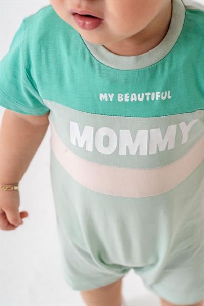 Erkek Bebek Pamuklu Mint Yeşili 