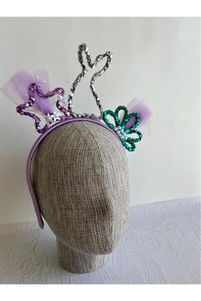 Kız Çocuk Deniz Kızı Parti Taç Toka