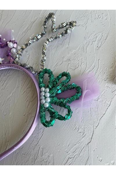 Kız Çocuk Deniz Kızı Parti Taç Toka