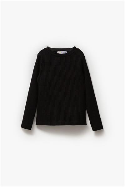 Kız Çocuk Pamuklu Kışlık Uzun Kollu Basic Body Sweatshirt