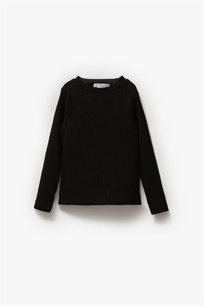 Kız Çocuk Pamuklu Kışlık Uzun Kollu Basic Body Sweatshirt