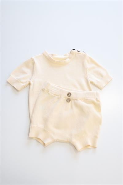 Unisex Çocuk Triko T-shirt Eşofman Alt-Üst Takım