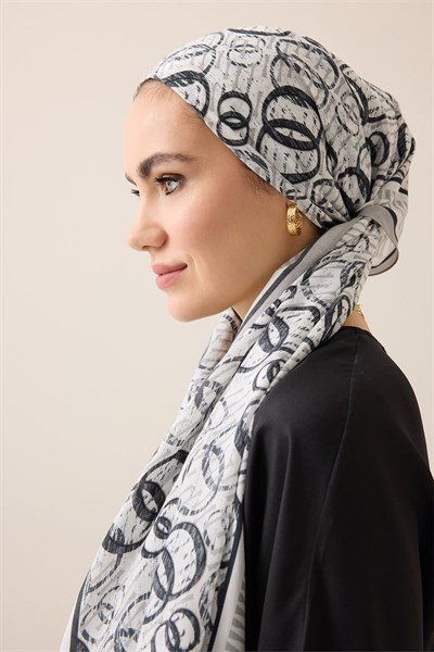 NOOR YAĞMURU PAMUK FLOŞ ŞAL