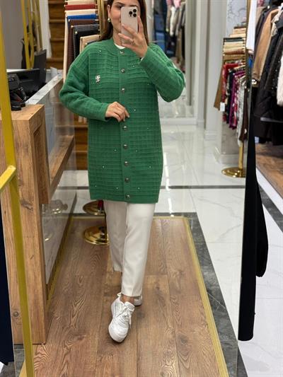 NUSS ANGORA TAŞLI HIRKA