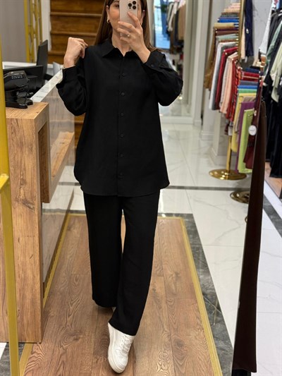 NUSS - ÇİZGİLİ TENCEL TAKIM