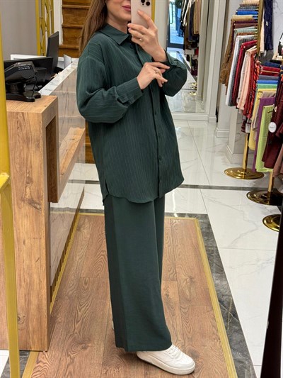 NUSS - ÇİZGİLİ TENCEL TAKIM