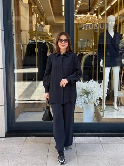 NUSS- TENCEL PANTOLONLU TAKIM