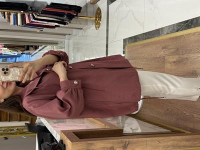 ÖNÜ DÜĞMELİ KAP GÜL KURUSU