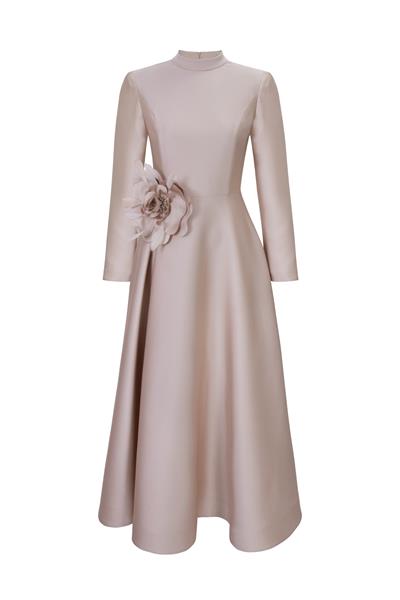 ROSEBUD DRESS NUDE