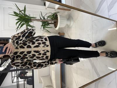 ŞARDONLU LEOPAR DESEN HIRKA