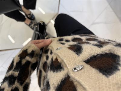 ŞARDONLU LEOPAR DESEN HIRKA