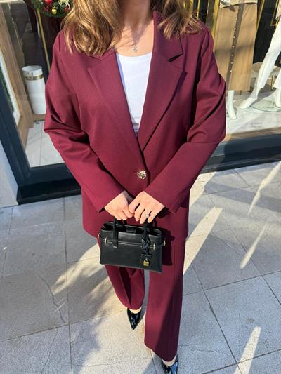 TEK DÜĞMELİ BLAZER CEKET TAKIM