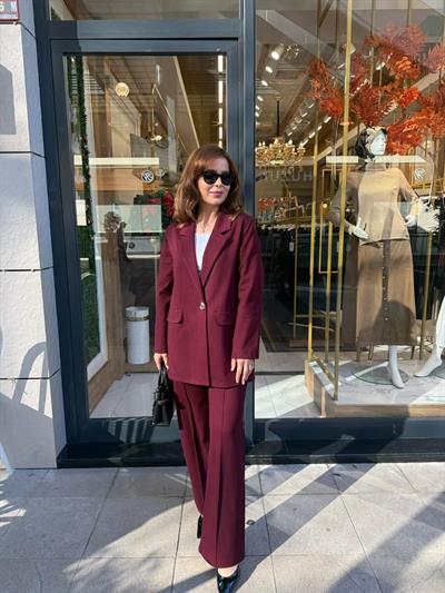 TEK DÜĞMELİ BLAZER CEKET TAKIM