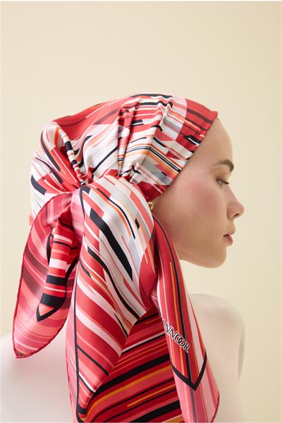 YAĞMUR NOOR TİVİL İPEK EŞARP