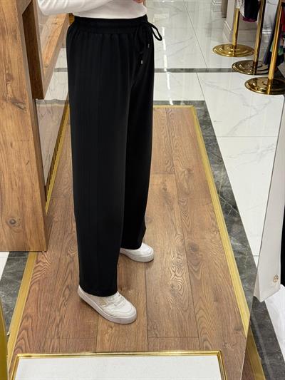 YANI NERVÜRLÜ GENİŞ PAÇA PANTOLON