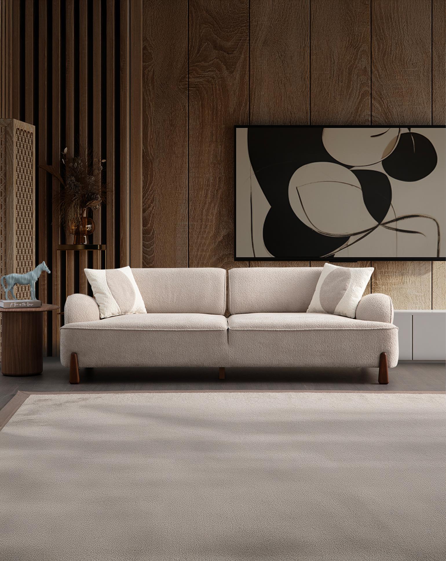 Pezaro Yataklı Üçlü Koltuk