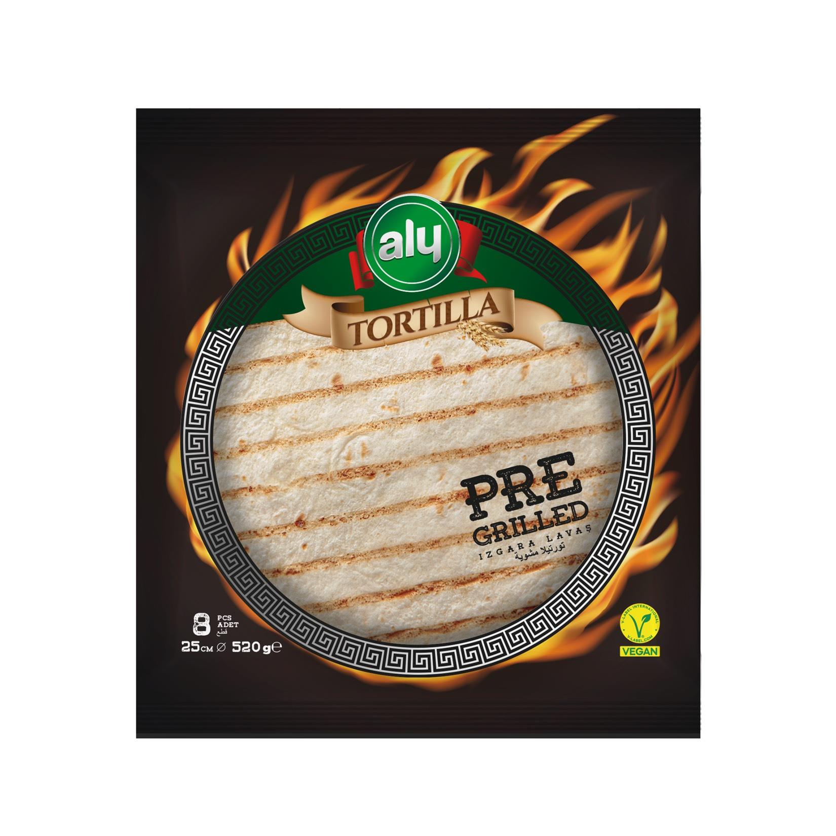 Aly Tortilla Lavaş Grilled 25 Cm 8'li 520 G