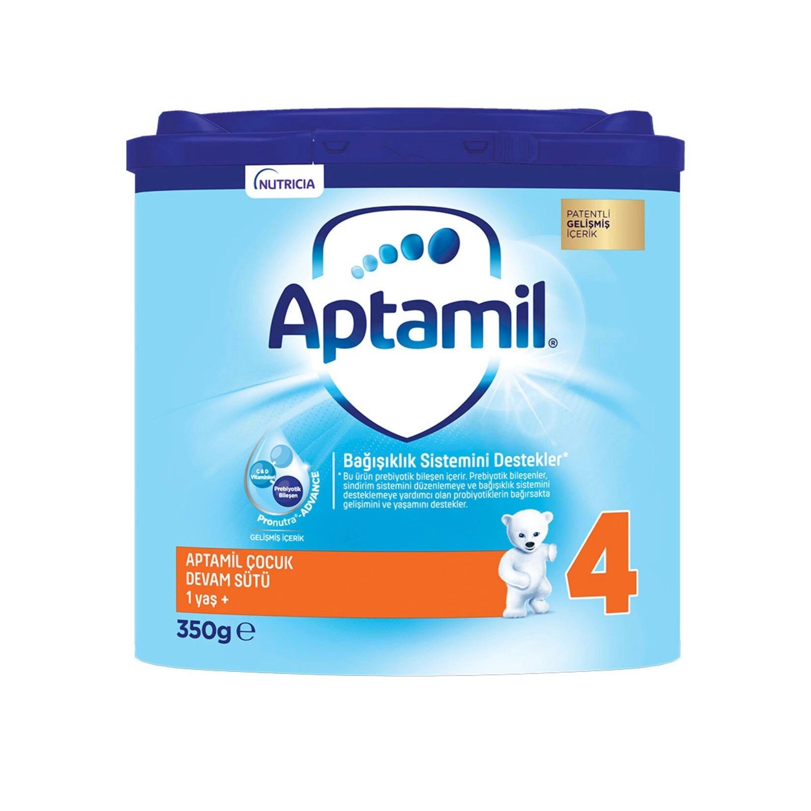 Aptamil 4 Çocuk Devam Sütü 350 G 1+ Yaş Akıllı Kutu