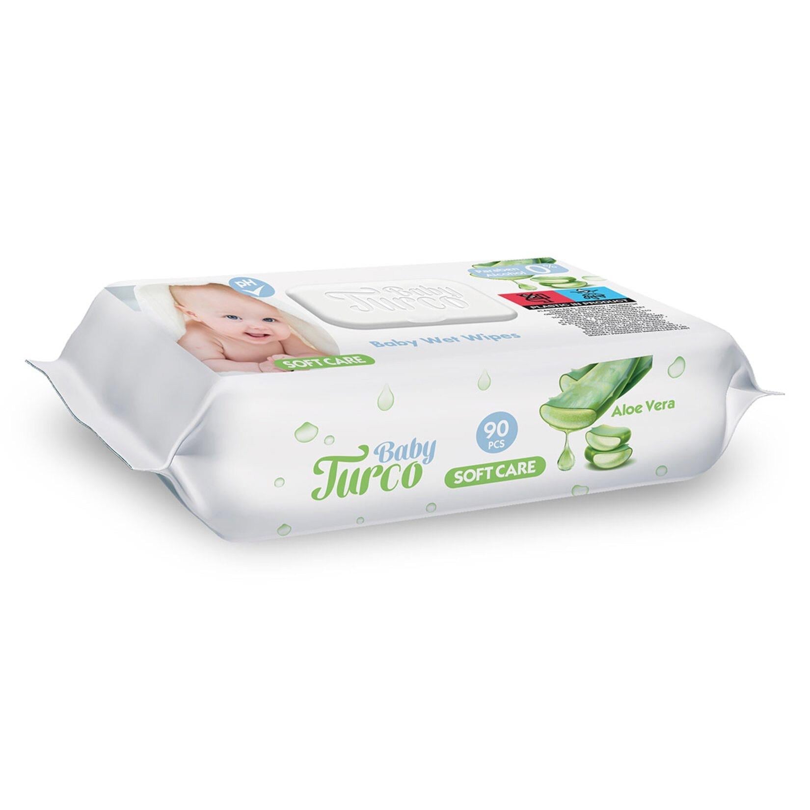 Baby Turco Softcare Aloeveralı Islak Havlu 90'lı
