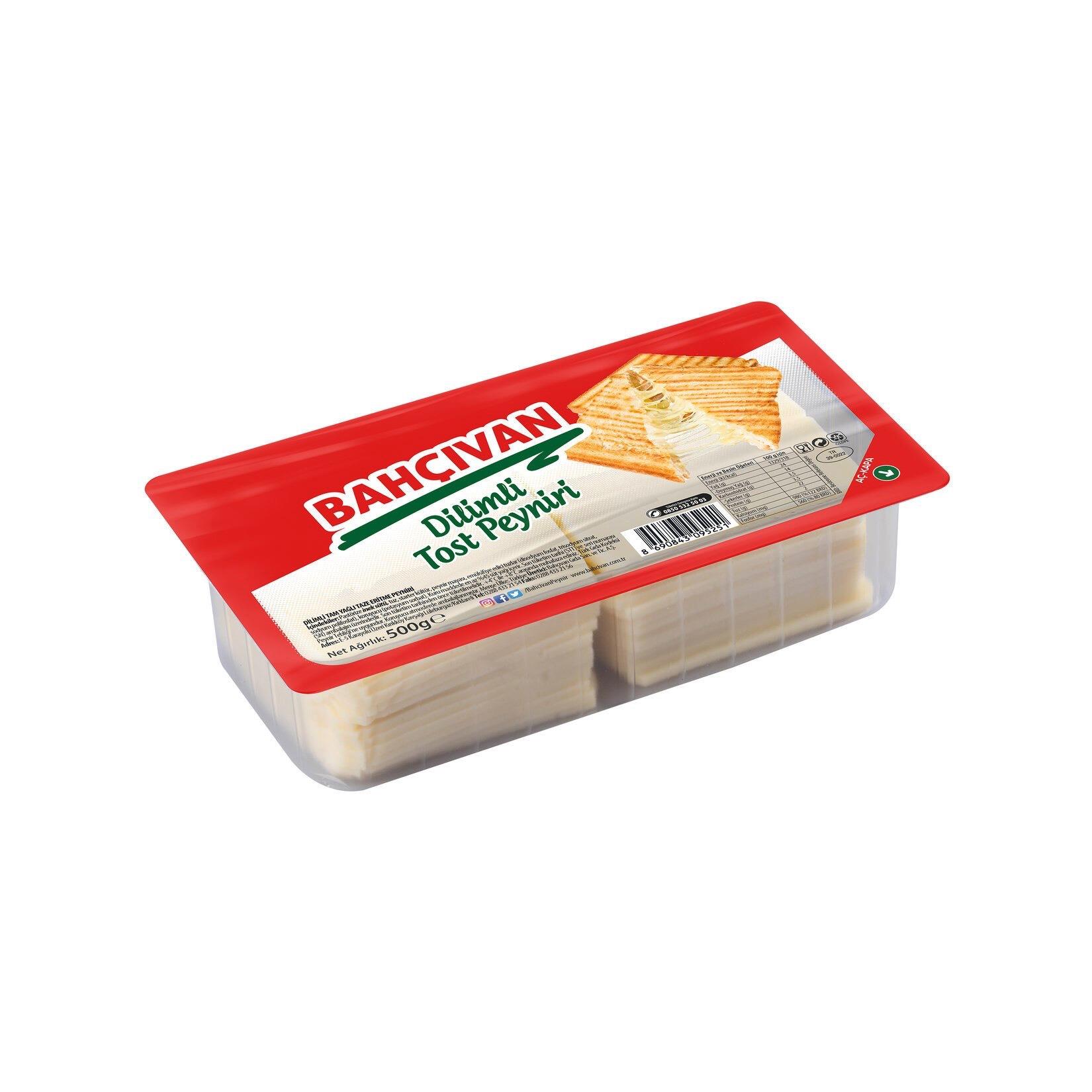 Bahçıvan Dilimli Tost Peyniri 500 G