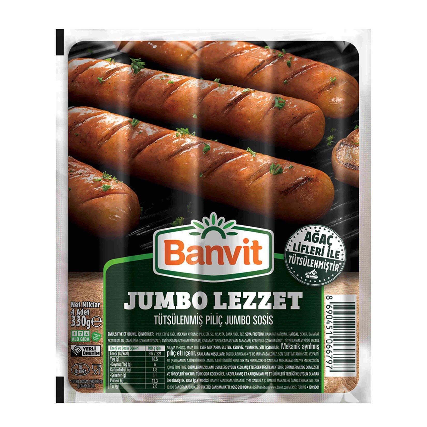 Banvit  Jumbo Sosis 330 G