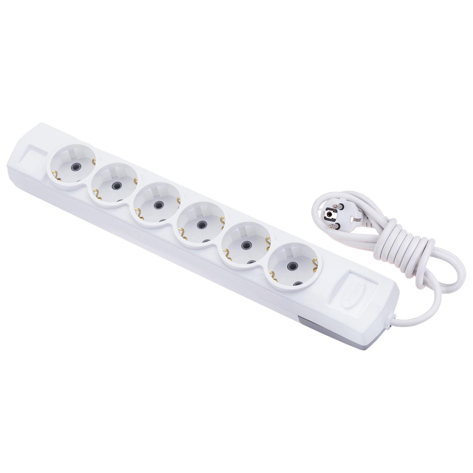 Bood 6'lı 2 metre Çocuk Korumalı Topraklı Priz
