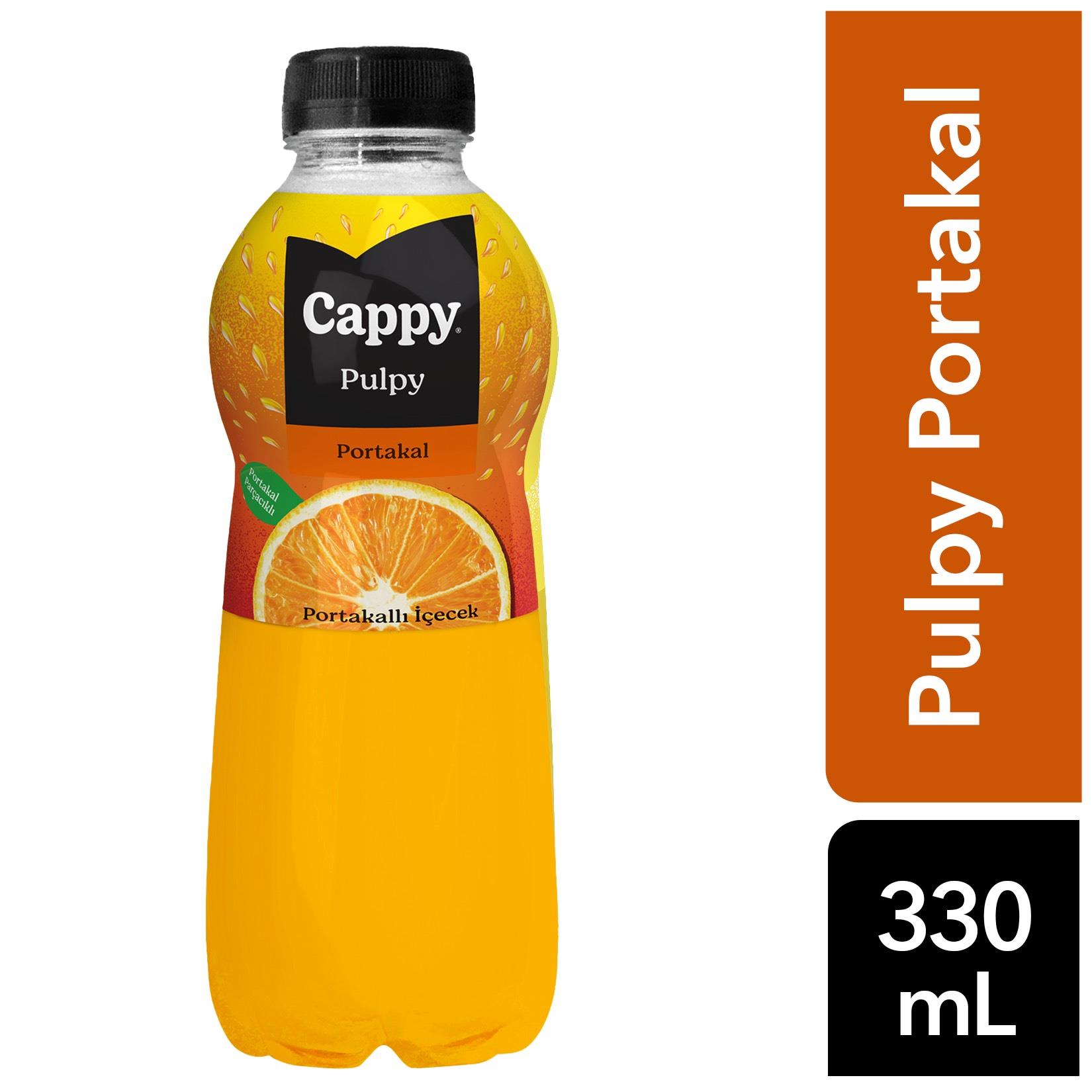 Cappy Pulpy Portakallı İçecek Pet 330 ML