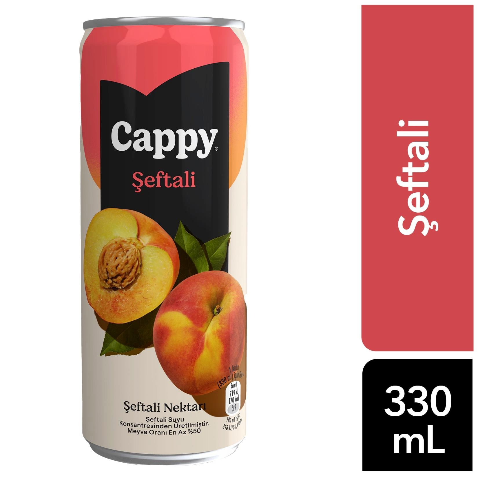 Cappy Şeftali Nektarı Kutu 330 ML