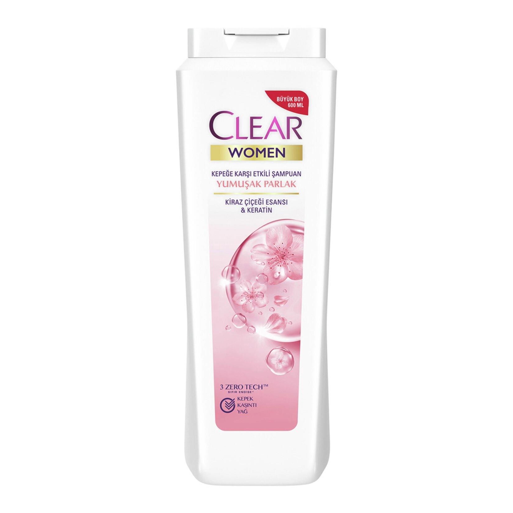 Clear Besleyici Şampuan Yumuşak ve Parlak Saçlar 600 ML
