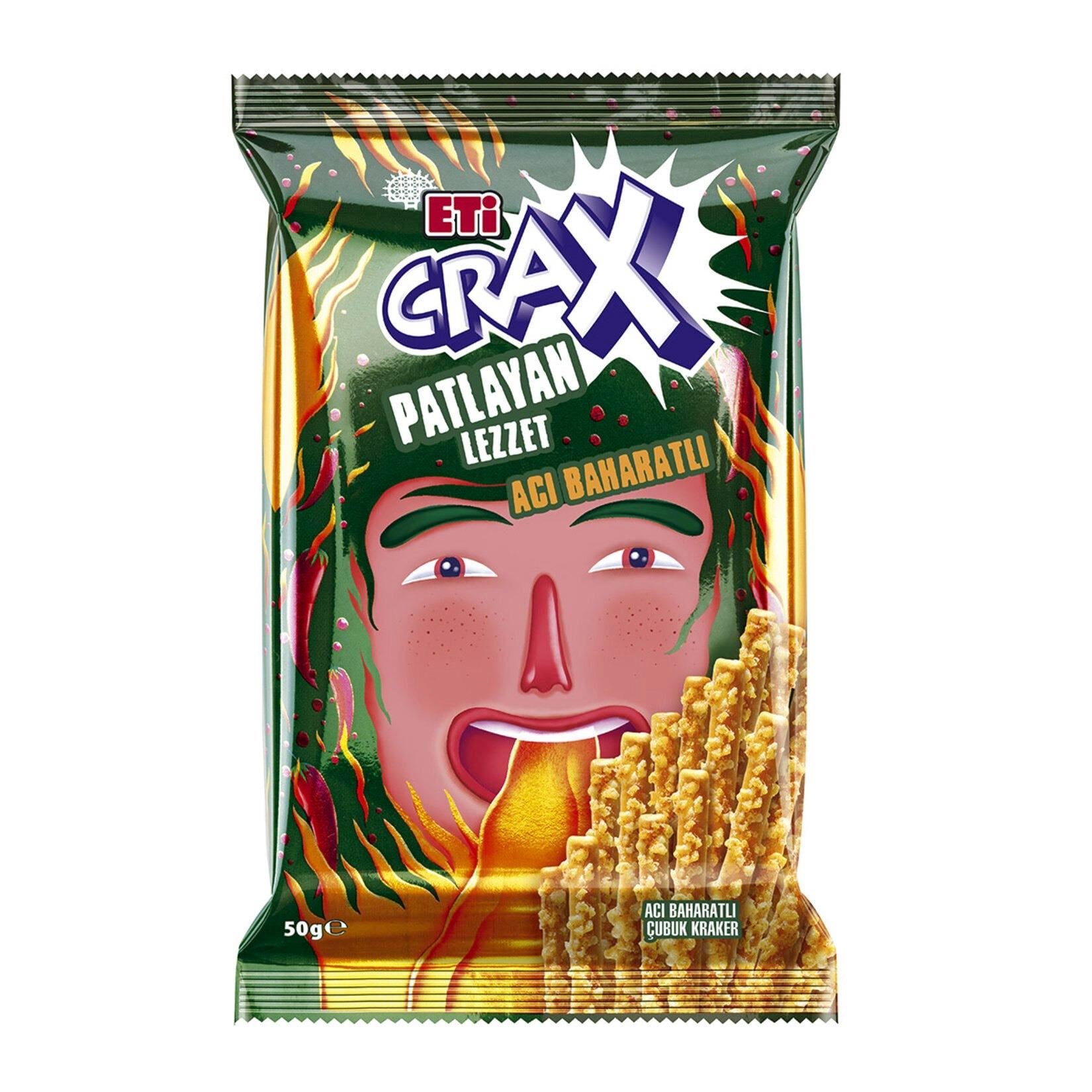 Crax Patlayan Lezzet Acı Baharatlı Çubuk 50 G