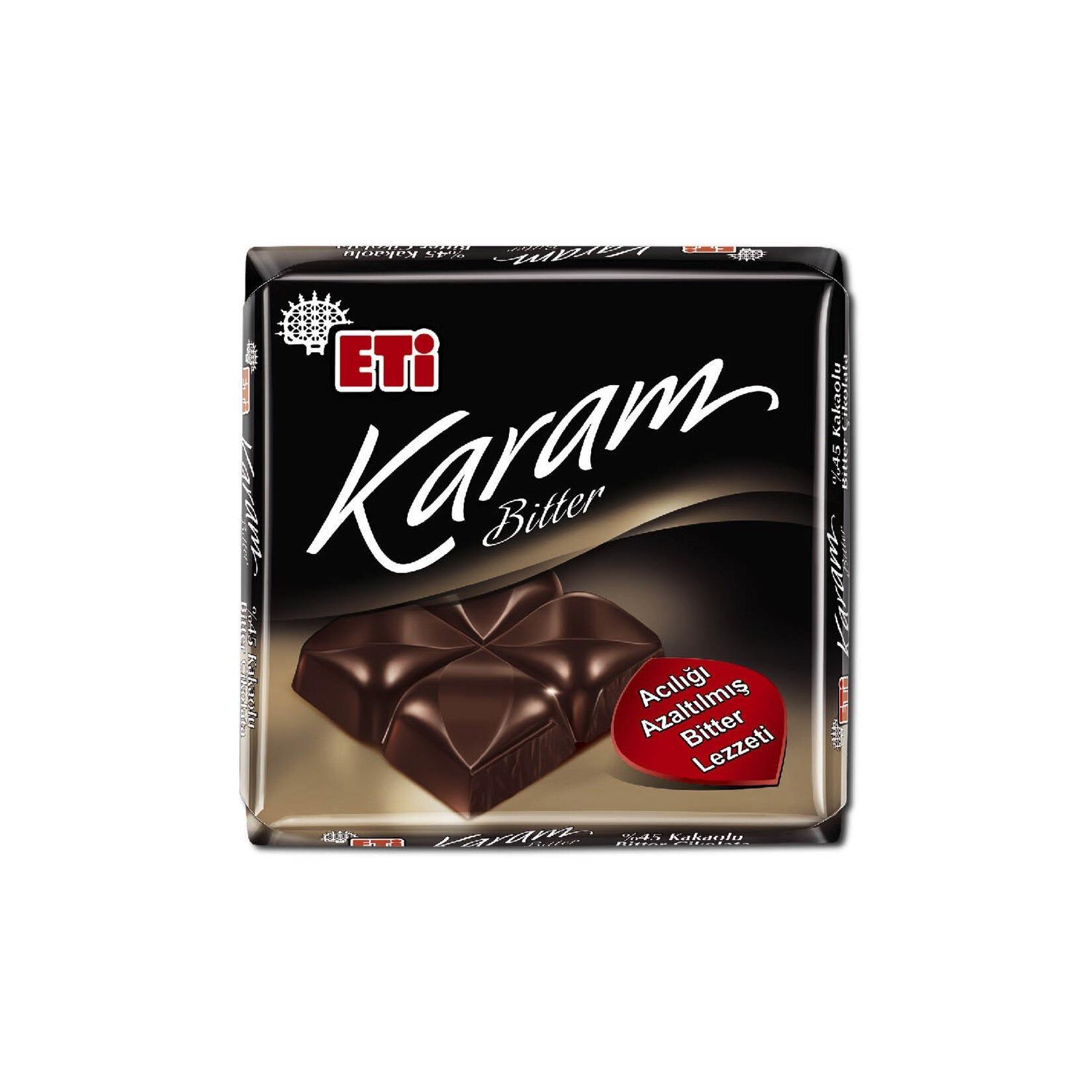 Eti Karam %45 Kakaolu Bitter Çikolata 60 G