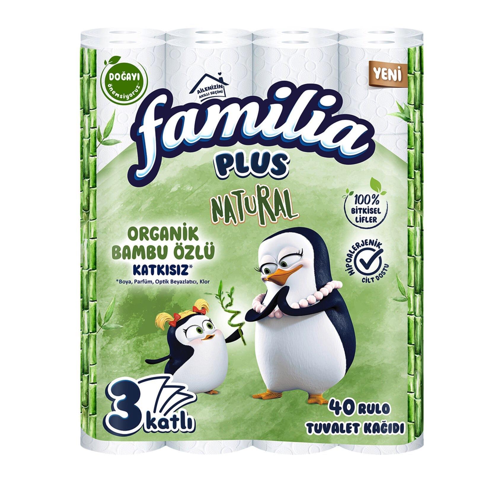 Familia Plus Natural Tuvalet Kağıdı 40'lı