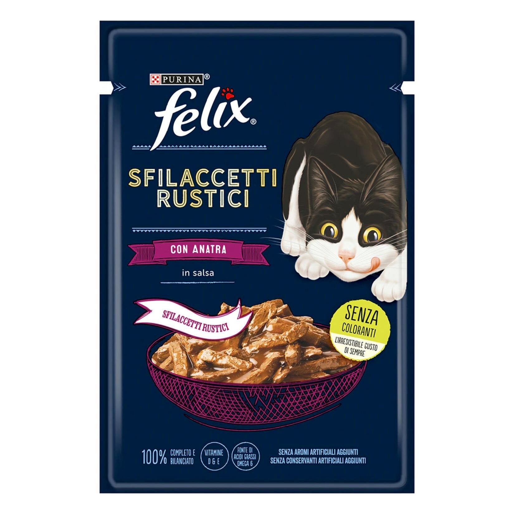 Felix Lezzetli Dilimler Yaş Mama Ördekli 80G