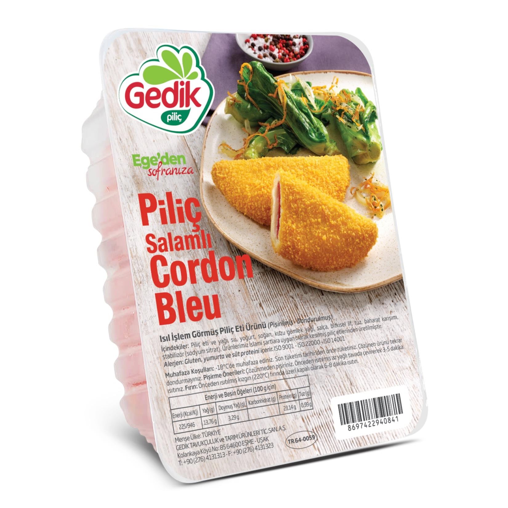 Gedik  Piliç Salamlı Cordon Bleu 285G