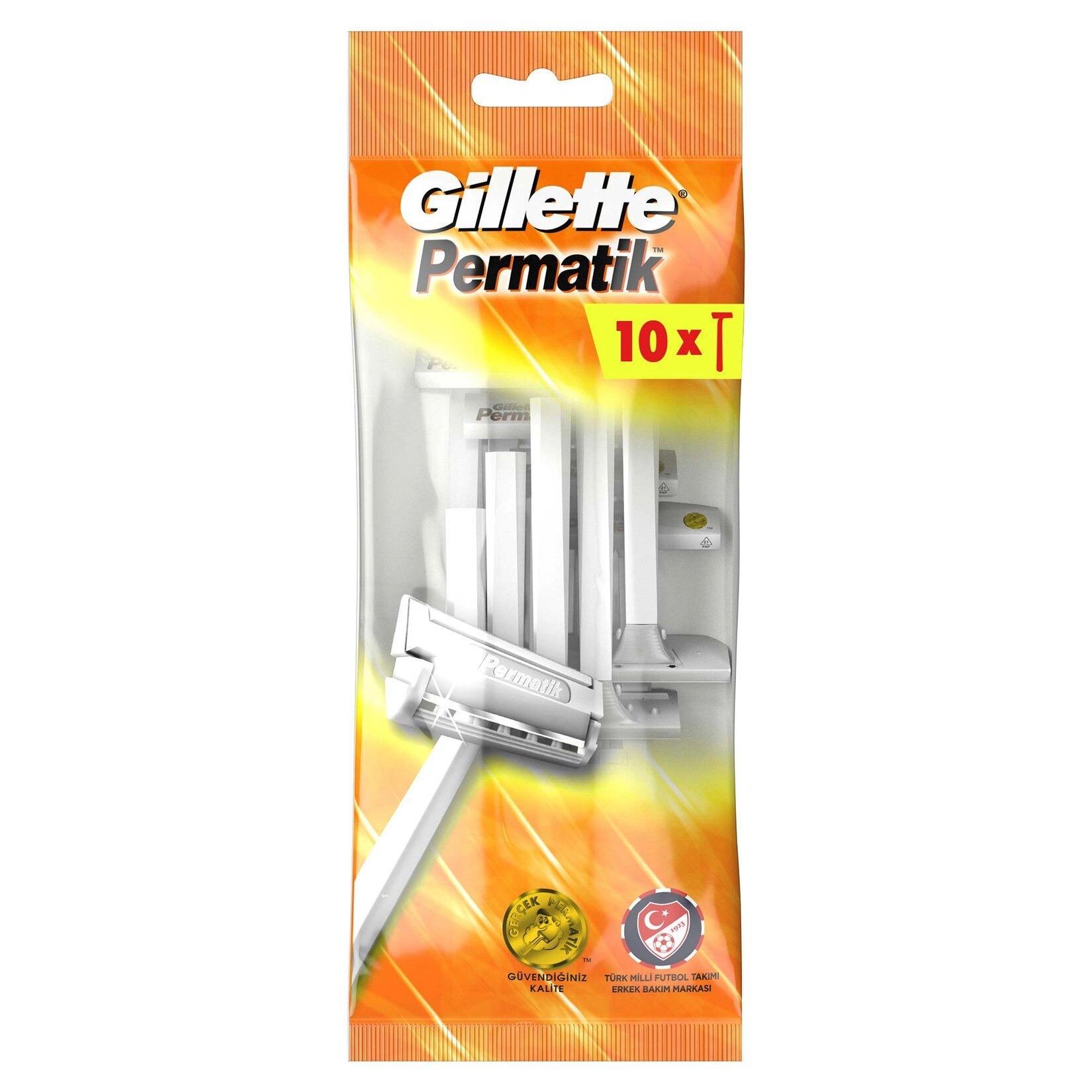 Gillette Permatik Kullan At Tıraş Bıçağı 10'Lu