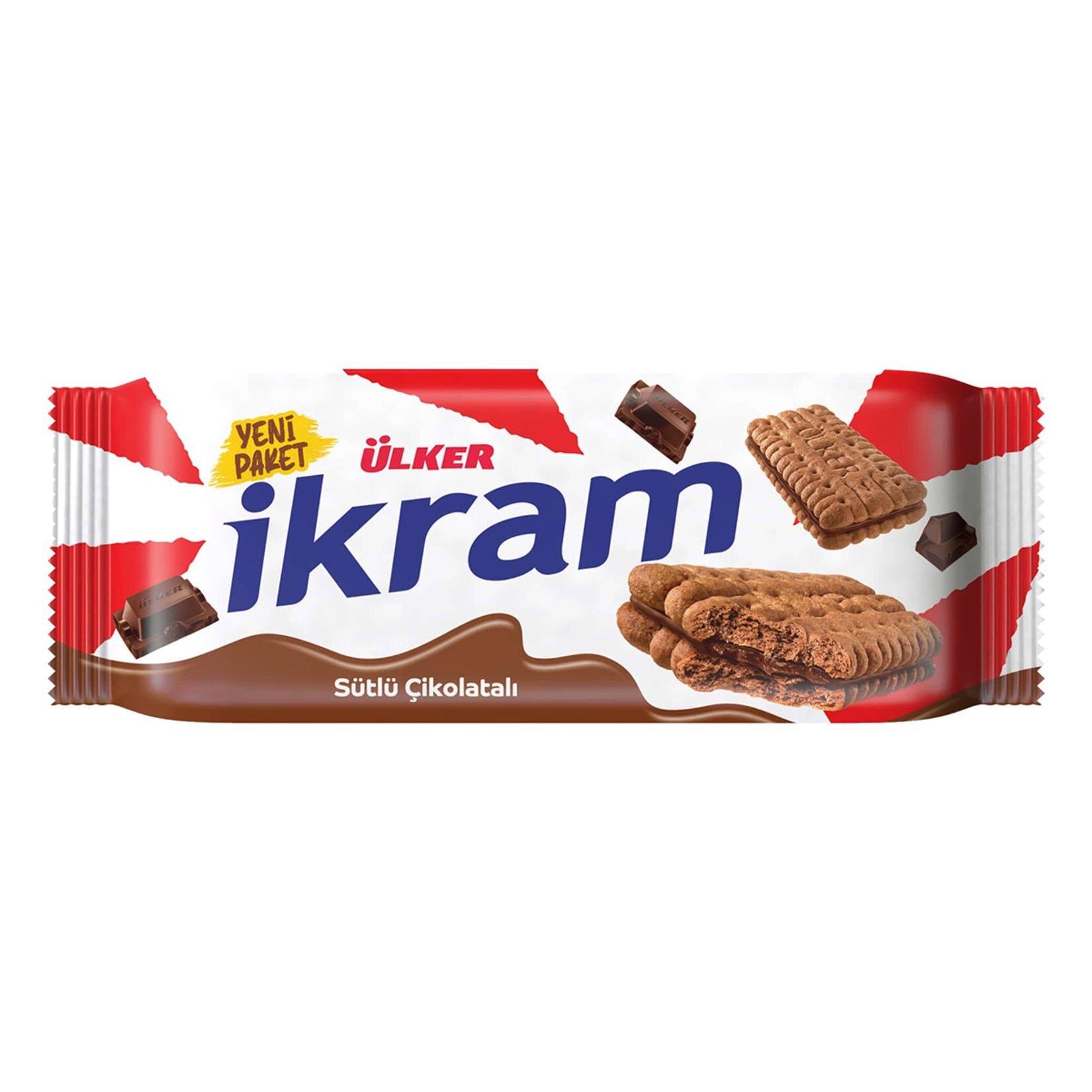 İkram Kremalı Bisküvi Çikolatalı 84 G
